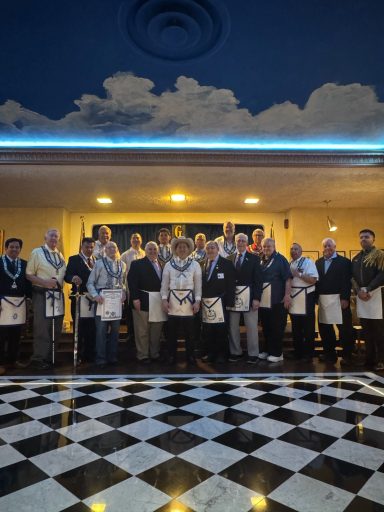 Visit of R.W. DDGM Nabell T. "Bill" Adra